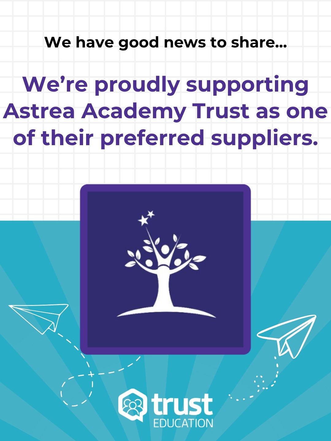 Preferred supplier for Astrea Academy Trust Image
